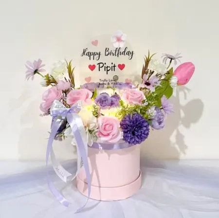 Bloom Box Akrilik Ucapan Ulang Tahun Pasar Minggu